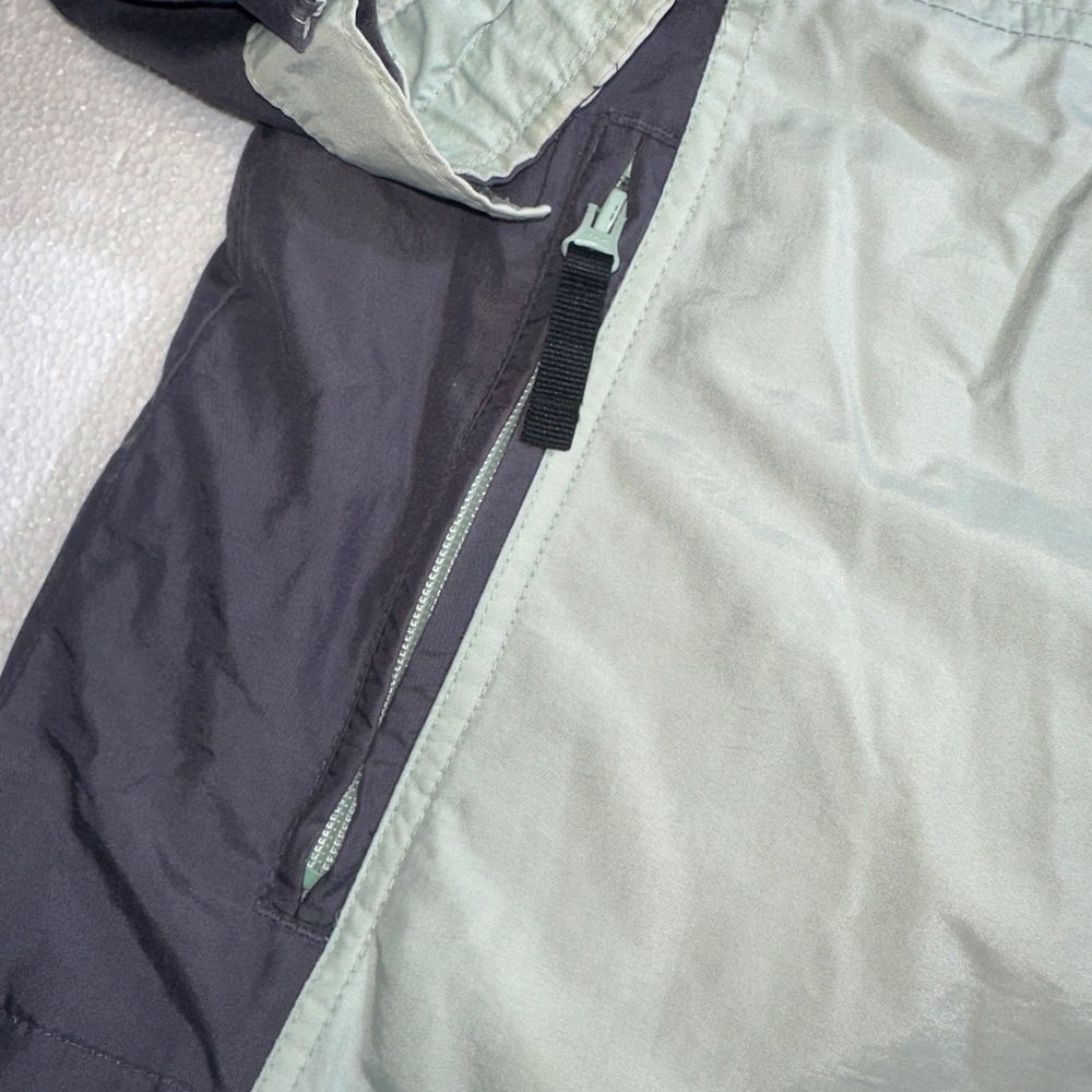 Columbia Vertex Womens Large Sage Green Charcoal Waterproof Hooded Ski Jacket - Picture 4 of 16